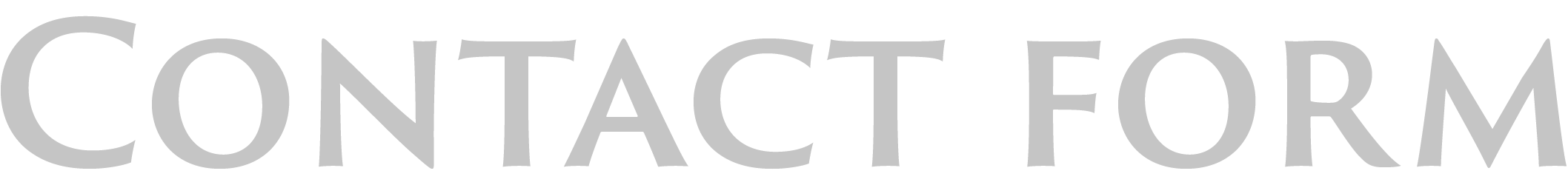 CONTACT FORM